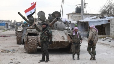 Syrische Armee wehrt einen gewaltsamen Angriff von Militanten nordöstlich von Hama ab