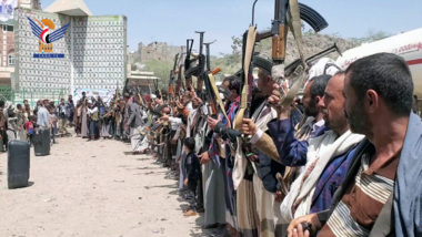 Dhamar people organizes vigils to bless security achievement in uncovering American-Zionist spy cell