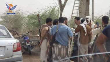 تفقد مشروع مياه الخوبة بمديرية اللحية بالحديدة