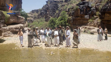  وزير الكهرباء يطلع على موقع سد وادي أخرف في حبور ظليمة بعمران