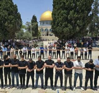 35 thousand perform Friday prayers in Al-Aqsa Mosque