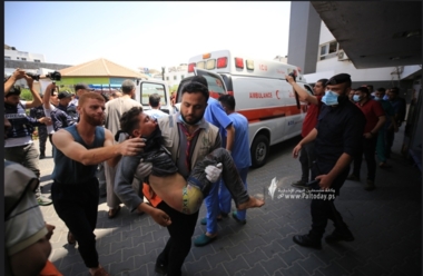  ارتفاع عدد المصابين برصاص العدو الصهيوني شرق غزة الى اربعة فلسطينيين