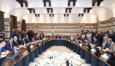 انعقاد أول جلسة لحكومة تصريف الأعمال اللبنانية