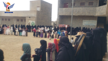 حجة .. وقفة للهيئة النسائية في المحابشة تحت شعار 