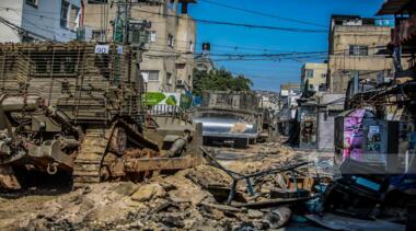 Zionist persistent offensive leaves massive destruction in Jenin