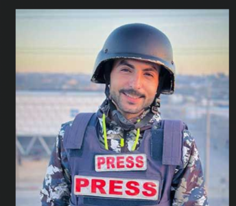 Palestinian Journalist Ahmed Abu al-Rous martyred in Zionist shelling of al-Nuseirat camp