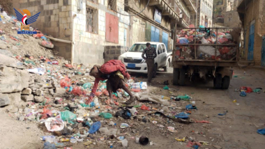 Einweihung einer Reinigungskampagne im Mahabsha-Distrikt in Hadschah