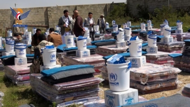 Shelter materials to more than thousand families in Amran launched