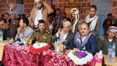 وكيل محافظة إب يفتتح مشروع توسعة مدرسة في حزم العدين
