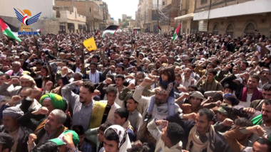 Große Solidaritätsmärschen mit Gaza in der Hauptstadt Sana’a und zur Unterstützung von Einsätzen der Streitkräfte
