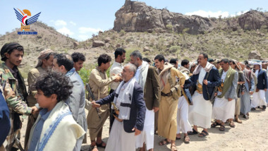 زيارات عيدية لقيادات محلية بإب للمرابطين في الضالع وتعز