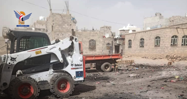 Cleaning campaign carried out in Thawra district in Sana'a