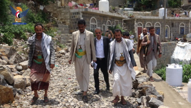 Implementation of landslide treatment project western Hajjah reviewed 