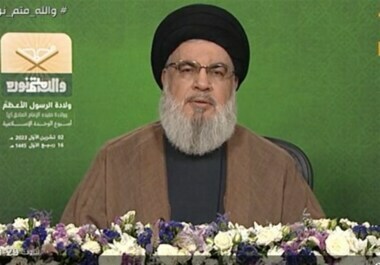 Sayyed Nasrallah calls for adopting designation of martyrs martyred  as “Martyrs on Road to al-Quds”