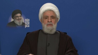 الشيخ نعيم قاسم يبحث مع وزير الخارجية الإيرانية أوضاع المنطقة