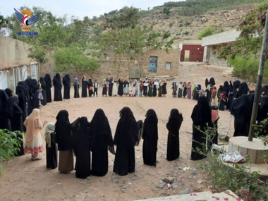 وقفات نسائية في حجة بذكرى مجزرة تنومة