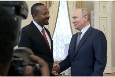Russian President holds discussions with Ethiopian Prime Minister in Petersburg