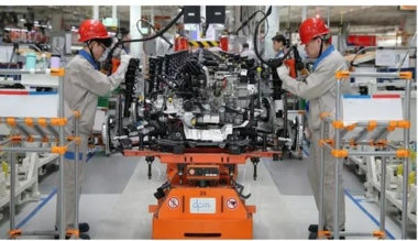 contracción de la actividad del sector manufacturero en China durante el pasado mes de julio