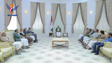Präsident Al-Mashat trifft sich mit dem Zentralkomitee der Nationalen Kampagne zur Unterstützung von Al-Aqsa