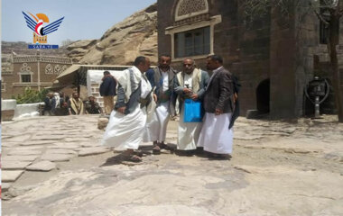 Les travaux de restauration au bâtiment touristique Dar Al-Hajar inspectés