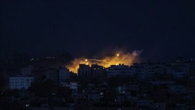 Five martyrs, including two children, in enemy air strike on house in Gaza City