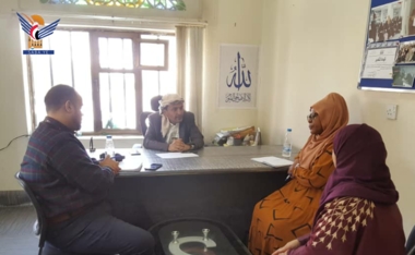 Al-Dailami se reúne con el responsable de programas del Bloque de Protección de la Mujer y un representante de UNICEF