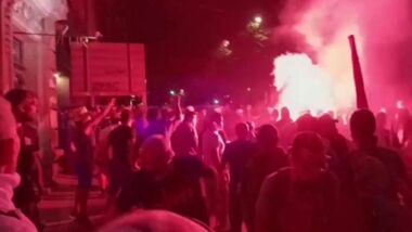 مواجهات بين الشرطة والمحتجين في بلغراد