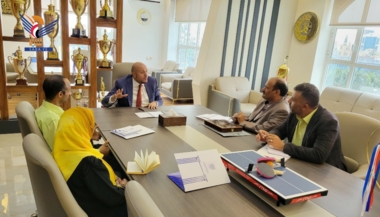 Discussing ways to enhance cooperation between Sana’a Unity Club & Sports Media Association