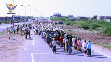 Popular shows by mobilization forces in Hodeida