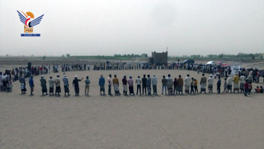 Vigil in Zabid District congratulating security & military victories in Hodeida