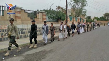 Capital Sana'a popular march in Al-Thawra in  support of Gaza