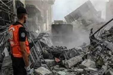 Märtyrer und Verwundete bei Luftangriffen des zionistischen Feindes auf den zentralen und südlichen Gazastreifen