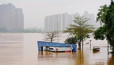 إصدار أعلى مستوى إنذار بعد أمطار وفيضانات في جنوب الصين