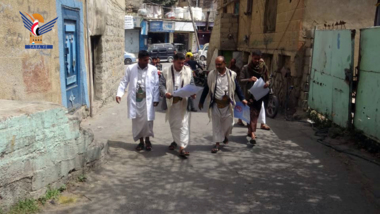Visite de terrain à Hajjah dans le cadre de la campagne nationale de protection du bétail