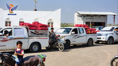 Les agriculteurs de Hodeidah envoient un convoi d'aide aux combattants stationnés sur les lignes de front