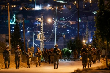 Zionist enemy forces launch campaign of raids, arrests in West Bank