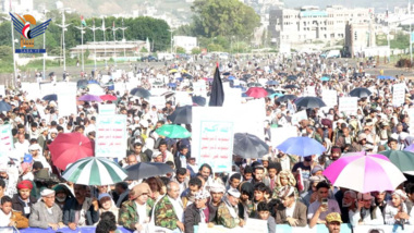 مسيرات غاضبة في 177 ساحة بإب تأكيدًا على الصمود والثبات لإسناد غزة