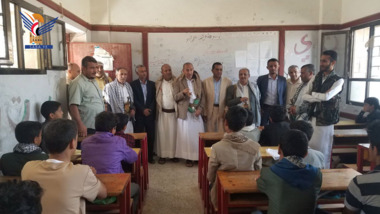 تفقد الدورات الصيفية في مركز محافظة حجة