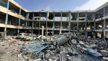 Zionist airstrikes on schools leave 16 IDPs killed in Gaza