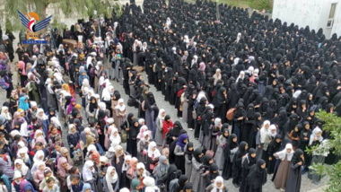 Women's Commission in Hajjah organizes vigils in support of Gaza & solidarity with Palestinian prisoners