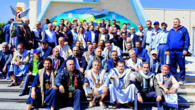 قيادة وموظفو وزارة الشباب يزورون ضريح الشهيد الصمَّاد ومعرض الجهاد المقدس