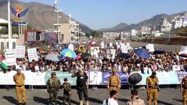 Ibb: 102 marchas multitudinarias en apoyo al pueblo palestino