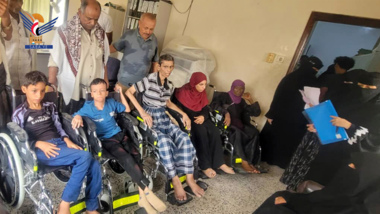 Distribution wheelchairs for 250 people with special needs in Hodeida