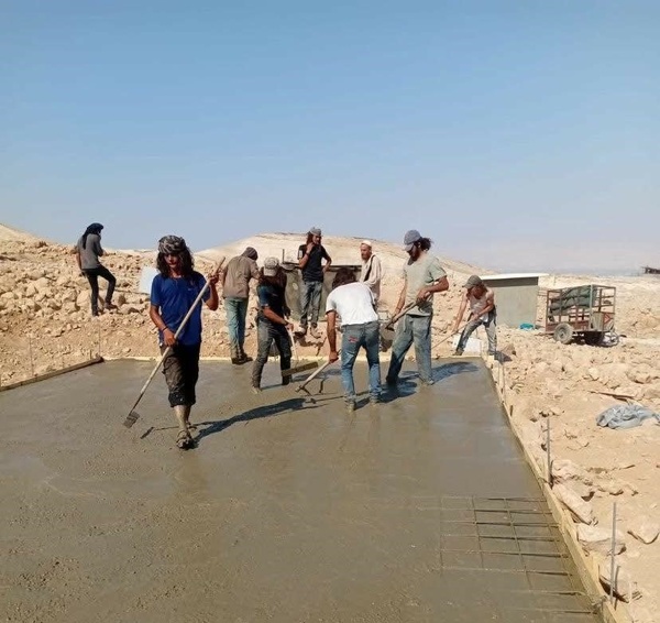 Settlers expand settlement outpost in Shallal al-Auja village, north of Jericho Settlers expand settlement outpost in Shallal al-Auja village, north of Jericho