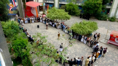 Protest in Ibb in support of Palestine 