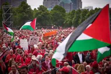 حركة تضامن أوروبية واسعة دعمًا للشعب الفلسطيني وتنديدًا بجرائم الاحتلال الإسرائيلي