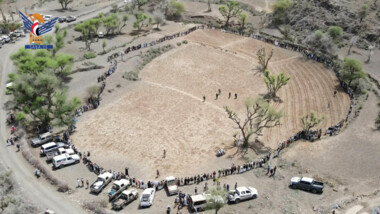 Bevölkerung des Distrikts Hazm Al Udain in Ibb erklärt die allgemeine Mobilisierung