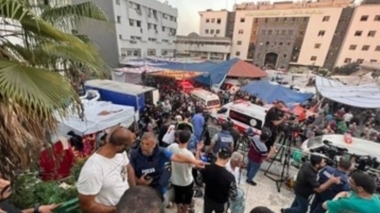 Zionist tanks raid Shefa'a Hospital amid intense gunfire