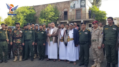 محافظ حجة يتفقد أحوال الجرحى بهيئة الجمهوري