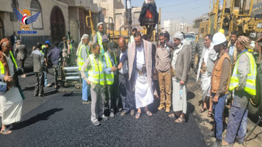 Inspecter les travaux sur les projets des ponts Al-Nasr et Al-Hushayshiyah et du pont Al-Aqsa, capitale Sanaa